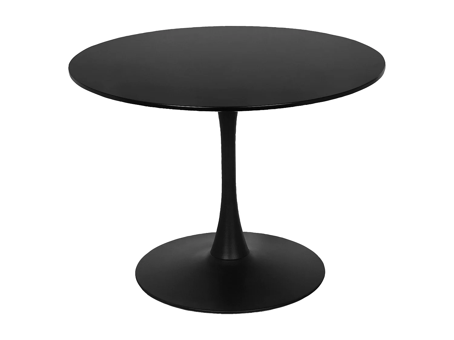 Yazoo|Table à manger en effet bois noir 4 personnes D100