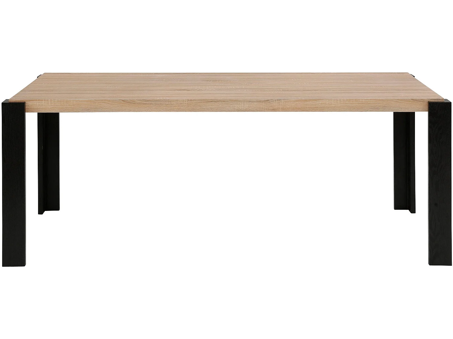 Otago | Mesa de Jantar 200 cm Carvalho Preto