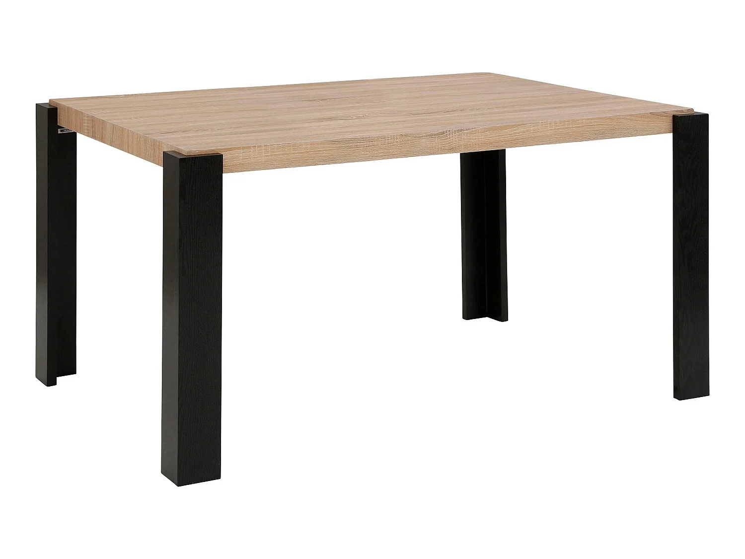 Otago Eettafel 120 cm Eiken zwart