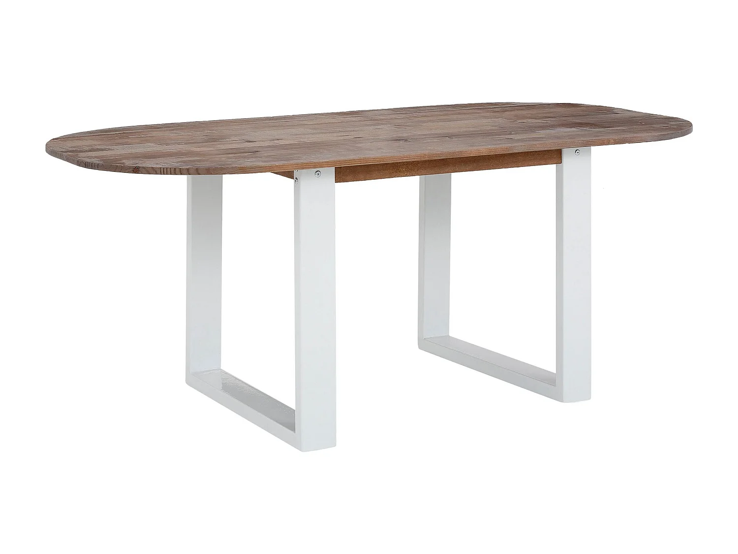 Mesa de jantar Caleb Ø110 Carvalho selvagem Preto