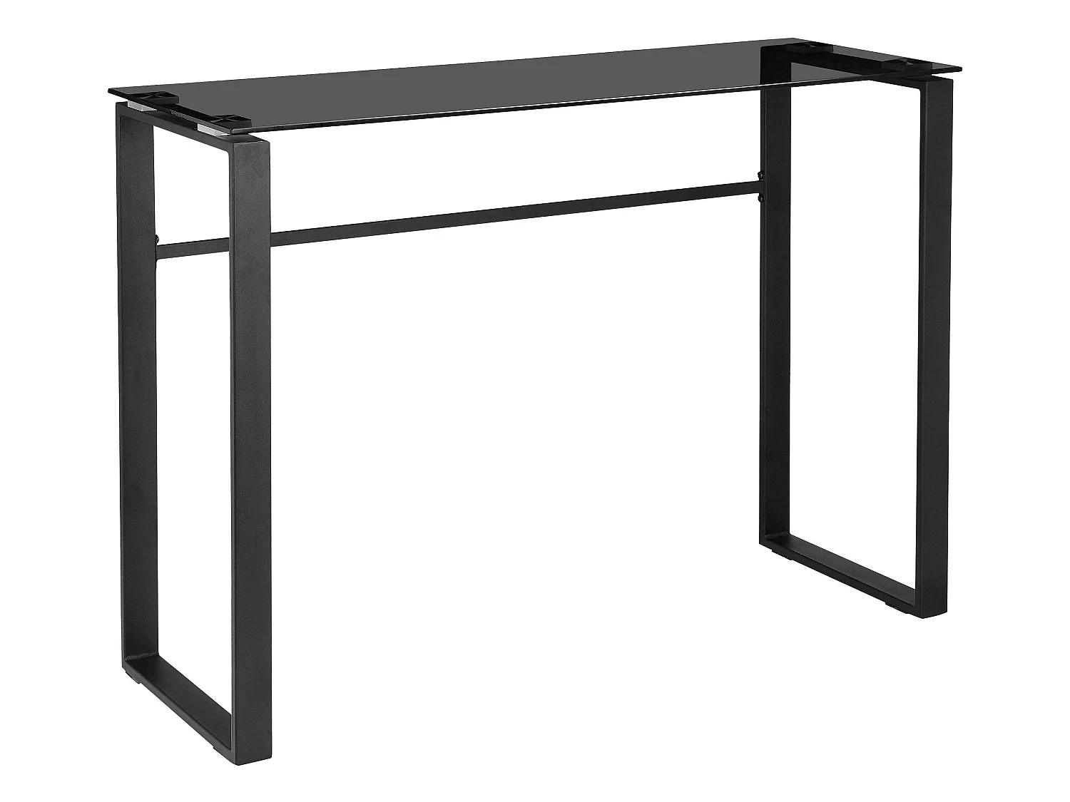 Otis|Table console en verre Noir