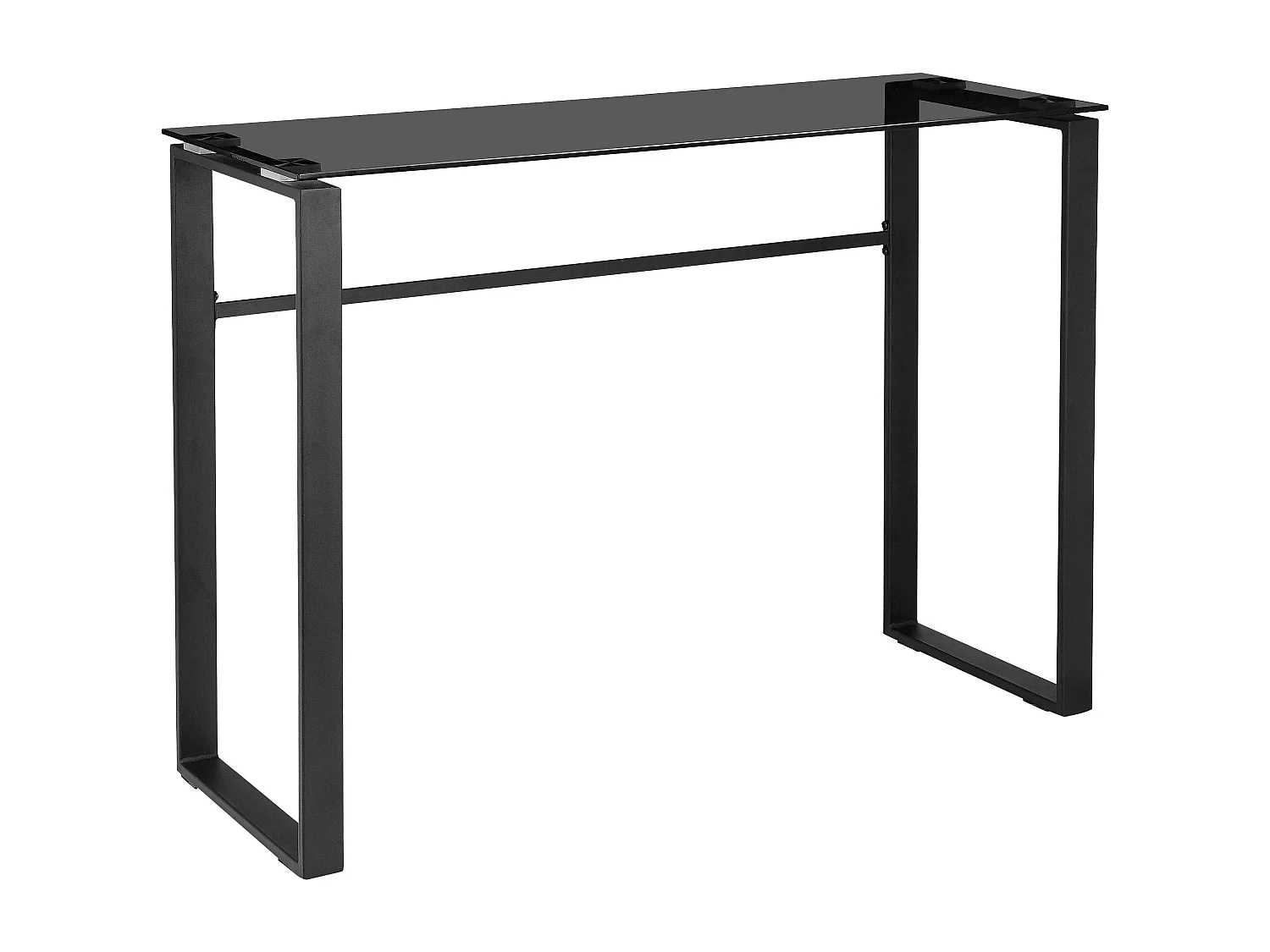 Otis|Table console en verre Noir