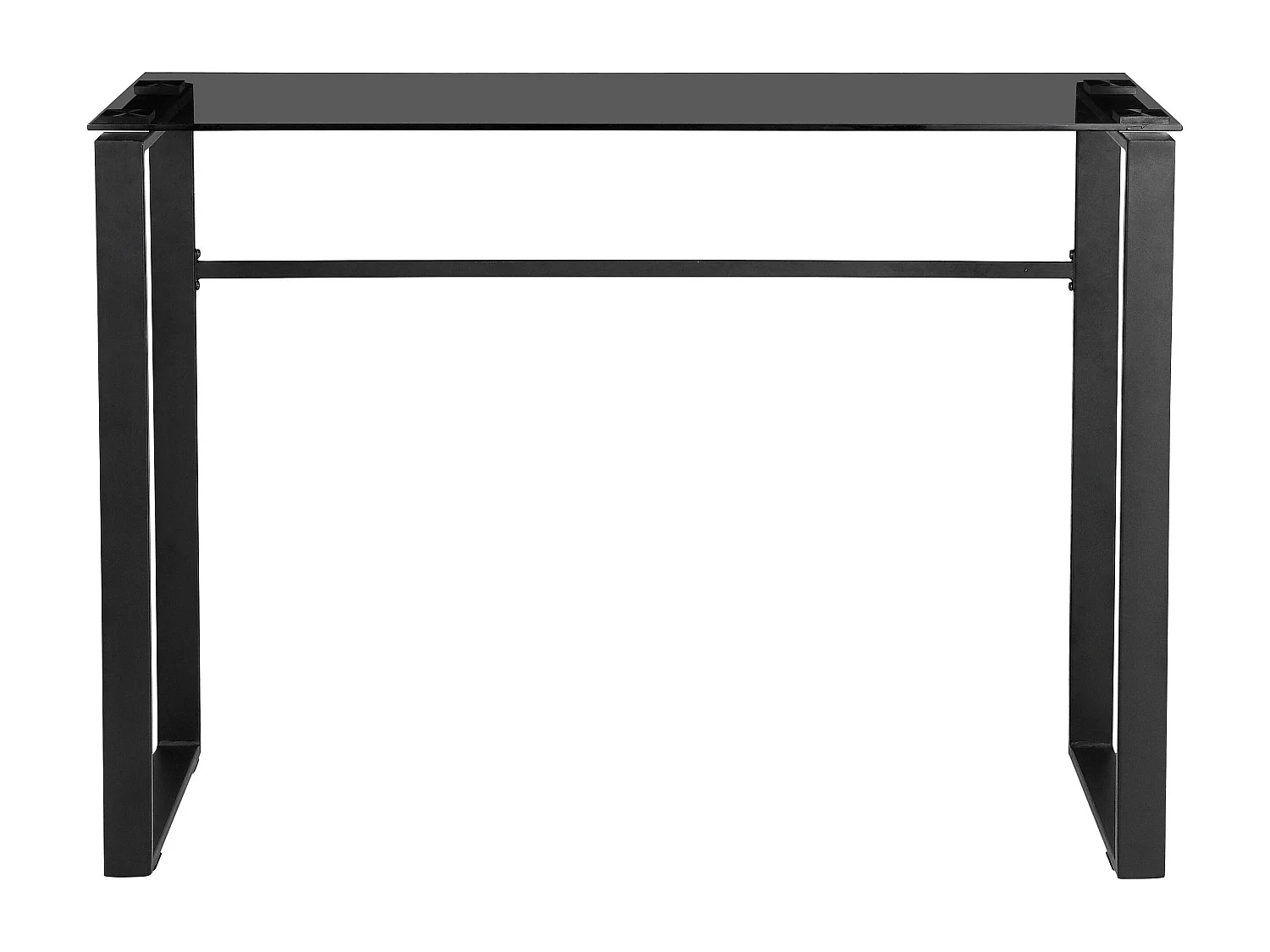 Otis|Table console en verre Noir