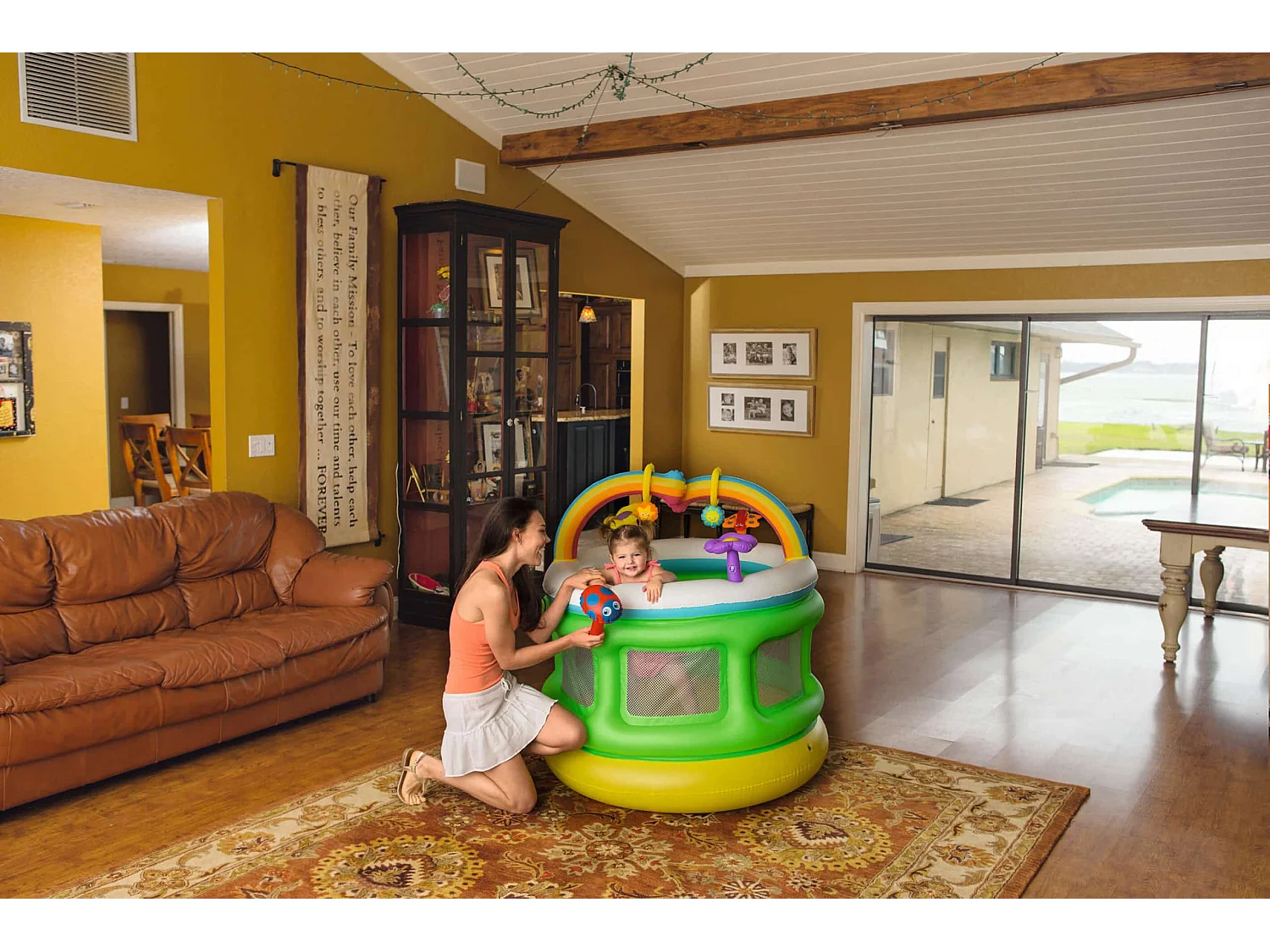 Aire de Jeux Gonflable pour Enfants Bestway Baby 109x104 cm