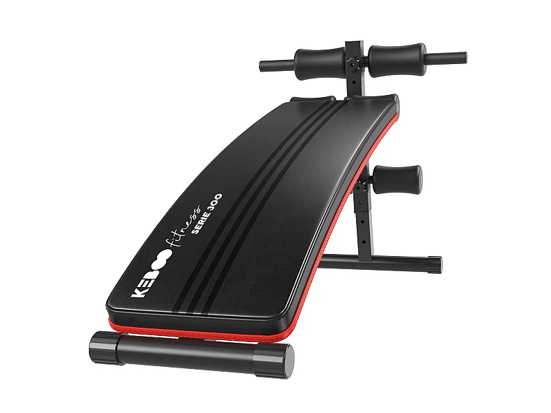 Banco de Abdominales y Musculación Keboo Fitness Serie 300 y con 5 Posiciones 145x47x70 cm