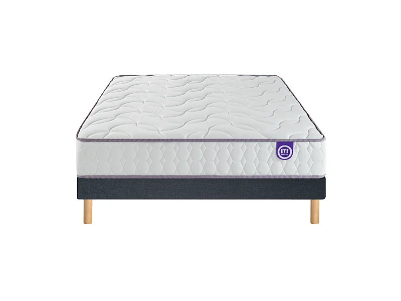 Ensemble Merinos Full Bed - 651 Ressorts ensachés + Sommier Confort Medium 120x200