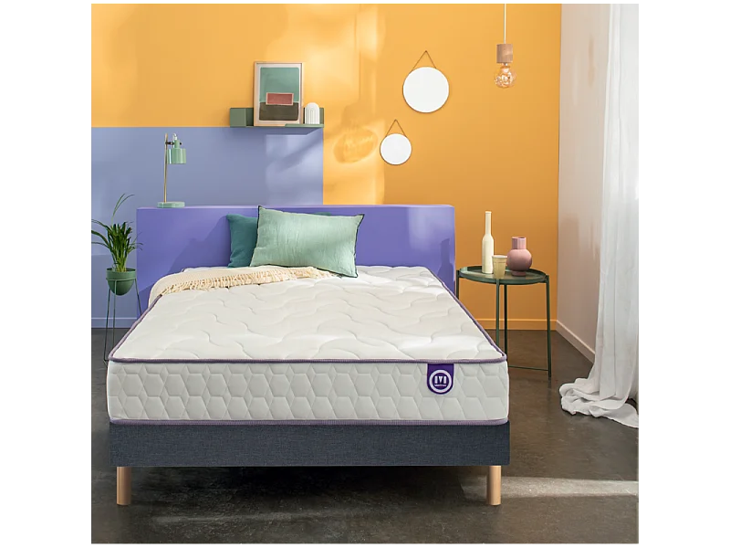 Ensemble Merinos Full Bed - 651 Ressorts ensachés + Sommier Confort Medium 120x200