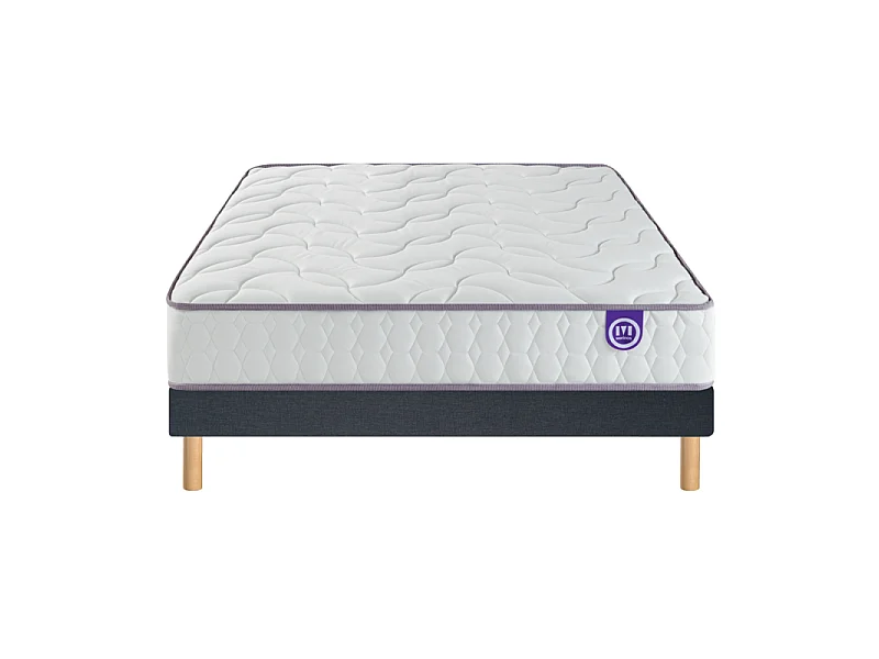 Ensemble Merinos Full Bed - 651 Ressorts ensachés + Sommier Confort Medium 120x200
