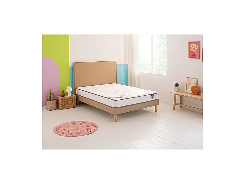 Ensemble Merinos Chill Bed - Mousse Haute Densité + Sommier Confort Ferme 90x200