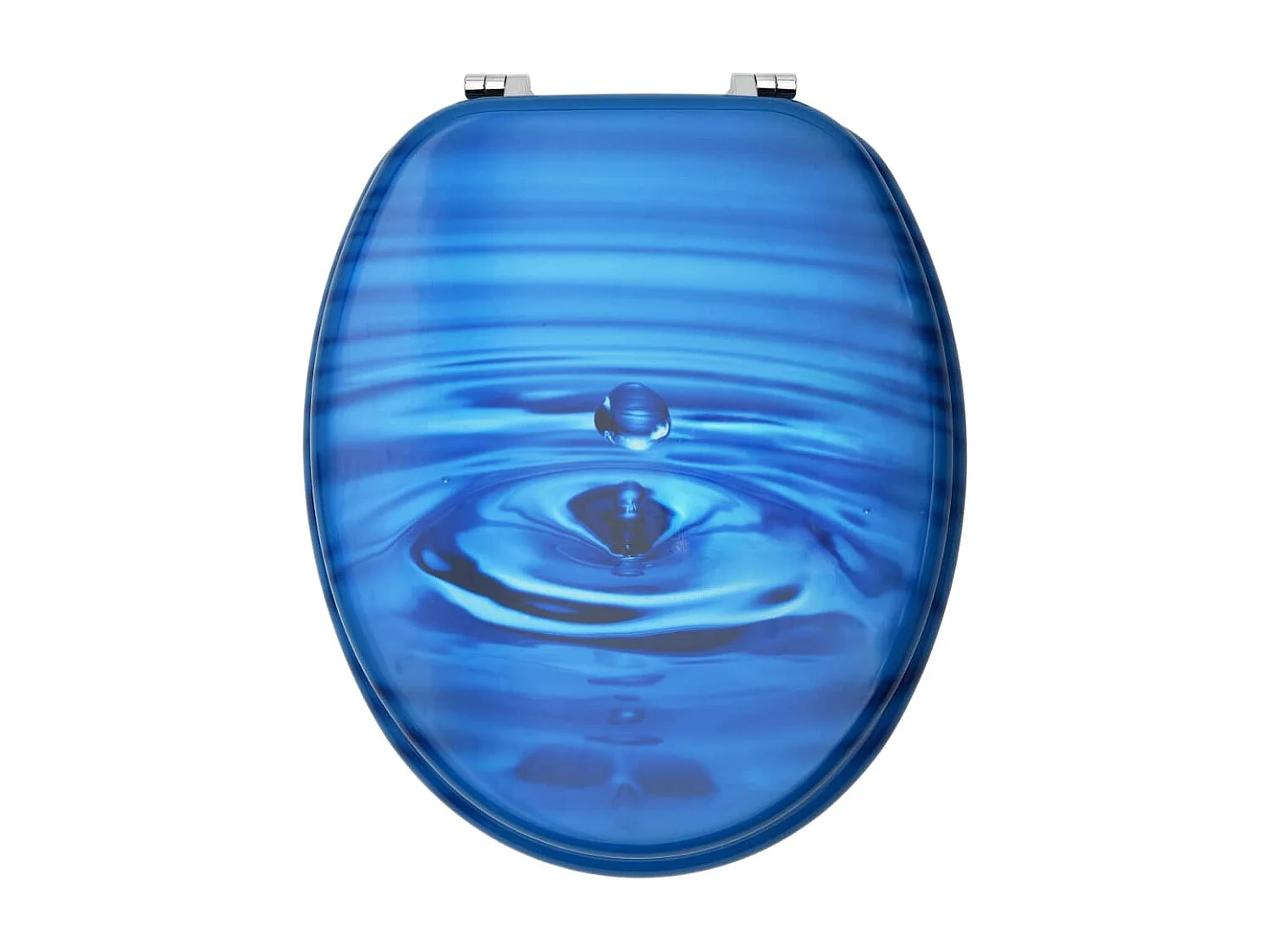 Siège de toilette abattant effet bois bleue 42.5 x 35.8 x 5.3 cm 02_0002928