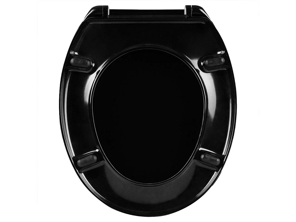 Abattant WC siège de noire 45.2 x 37.8 x 1.8 cm 19_0000693