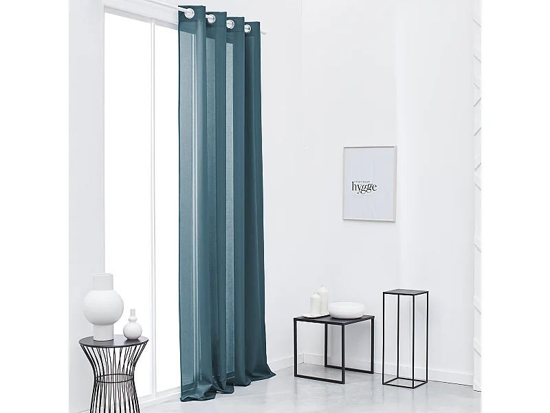 Tenda in 100% poliestere Blu petrolio