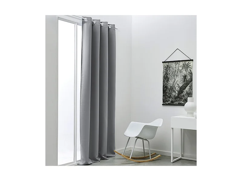 Rideau en 100% polyester.Acier