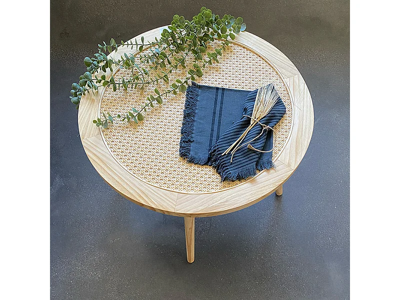 Pack 4 serviettes en coton modèle Kila Gris