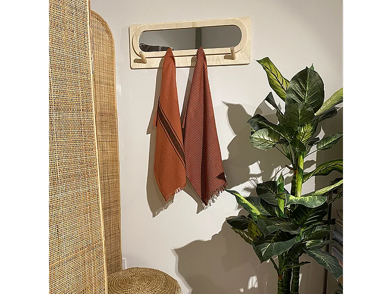 Pack 2 chiffons en coton modèle Kila Caldera