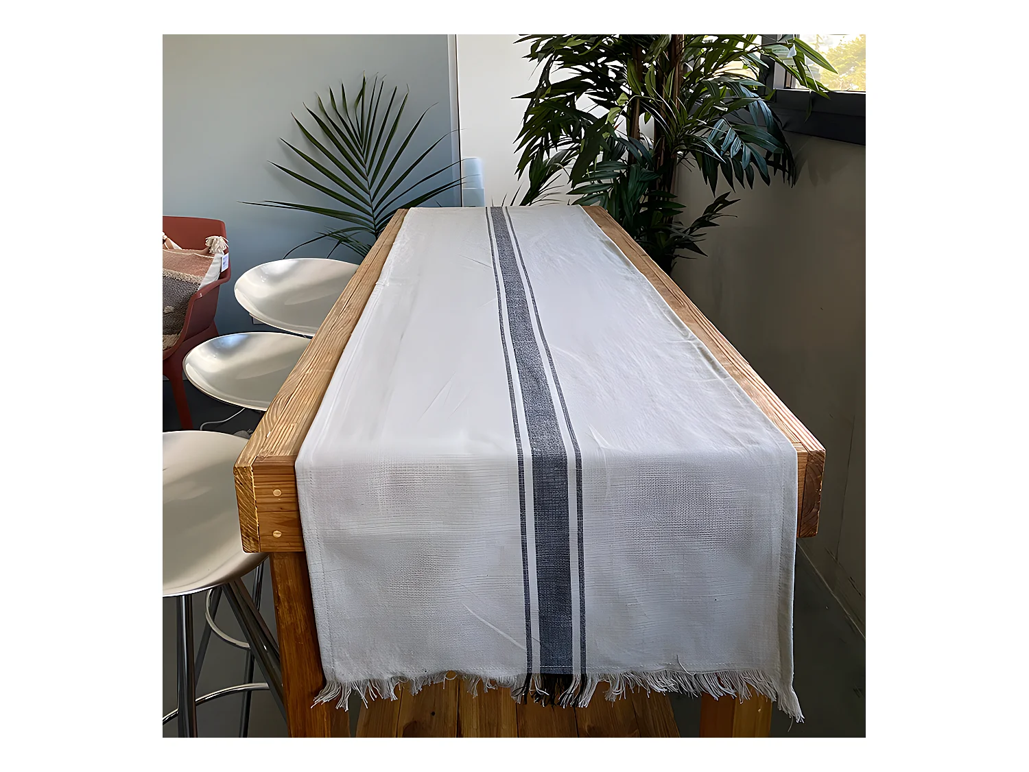 Chemin de table en coton modèle Kila