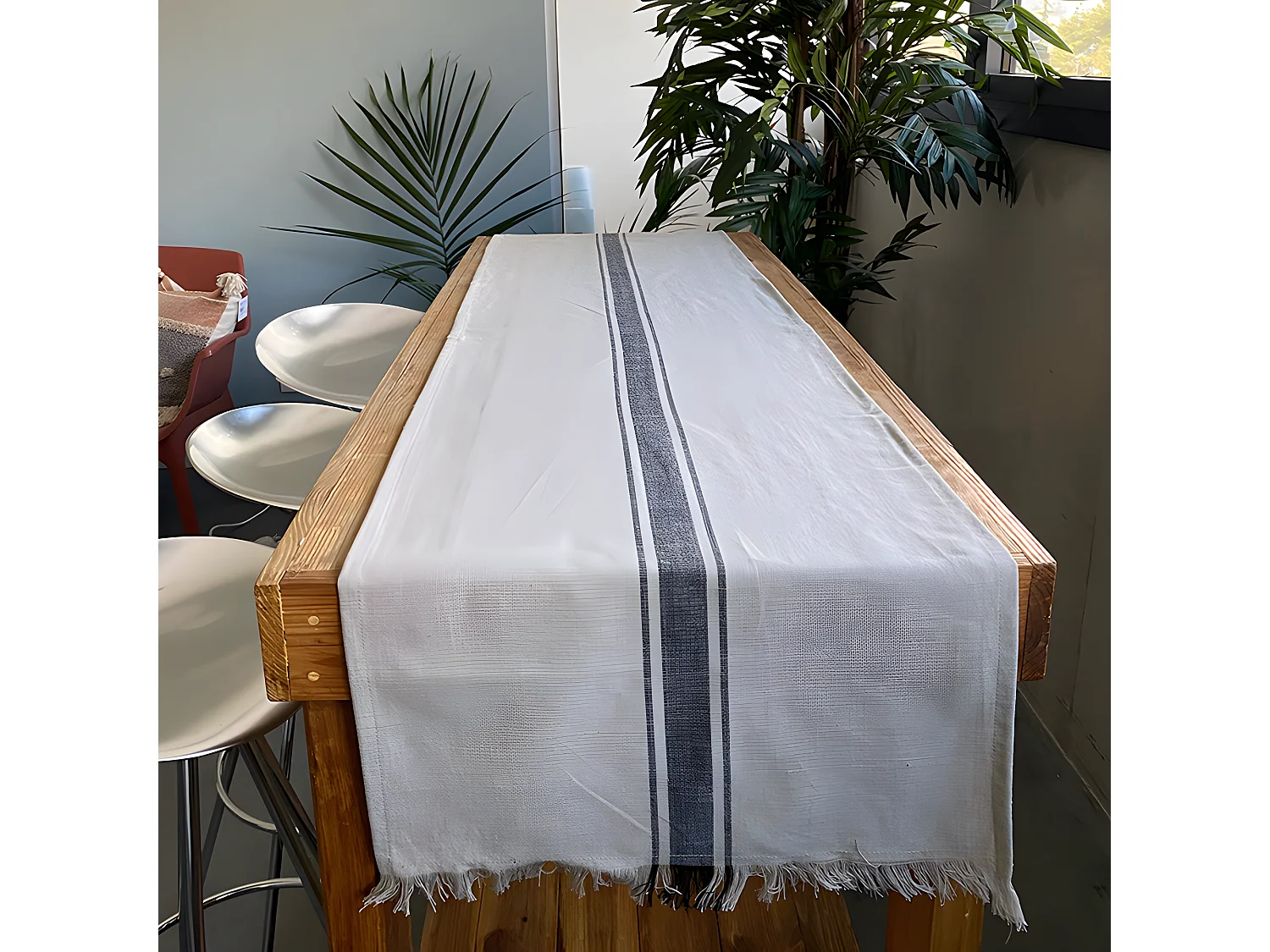 Chemin de table en coton modèle Kila