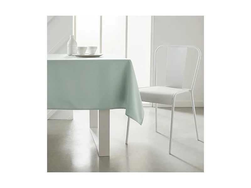 Nappe rectangulaire 100% polyester de couleurs unies. Mesure : 150x250cm Turquoise
