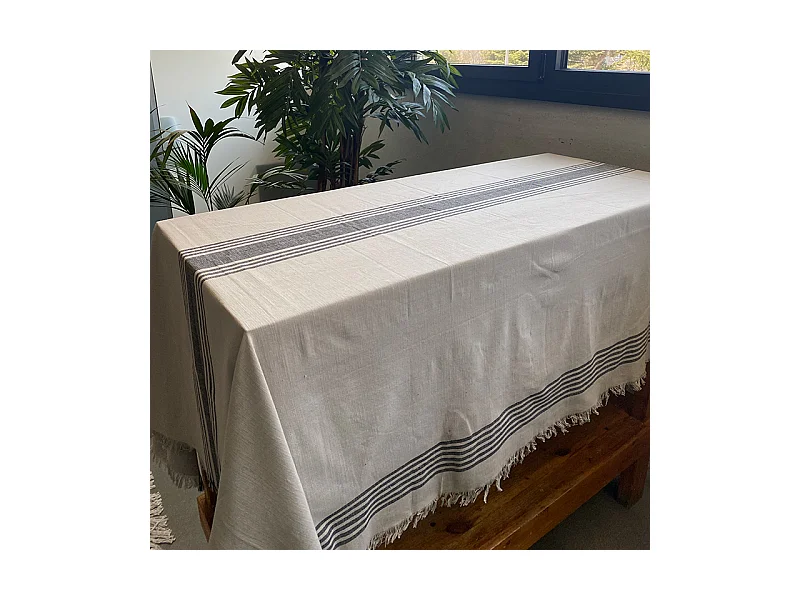 Nappe coton lin Kila 140x200cm