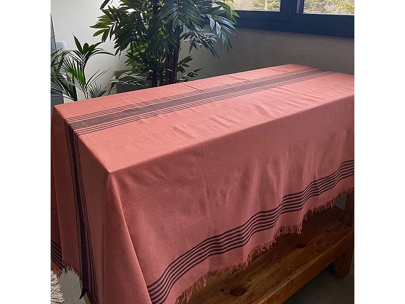 Toalha de mesa de algodão Kila Caldera 140x150 cm