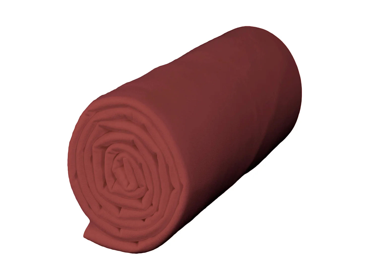 Drap housse jersey terre de sienne bonnet 40 cm 90x200