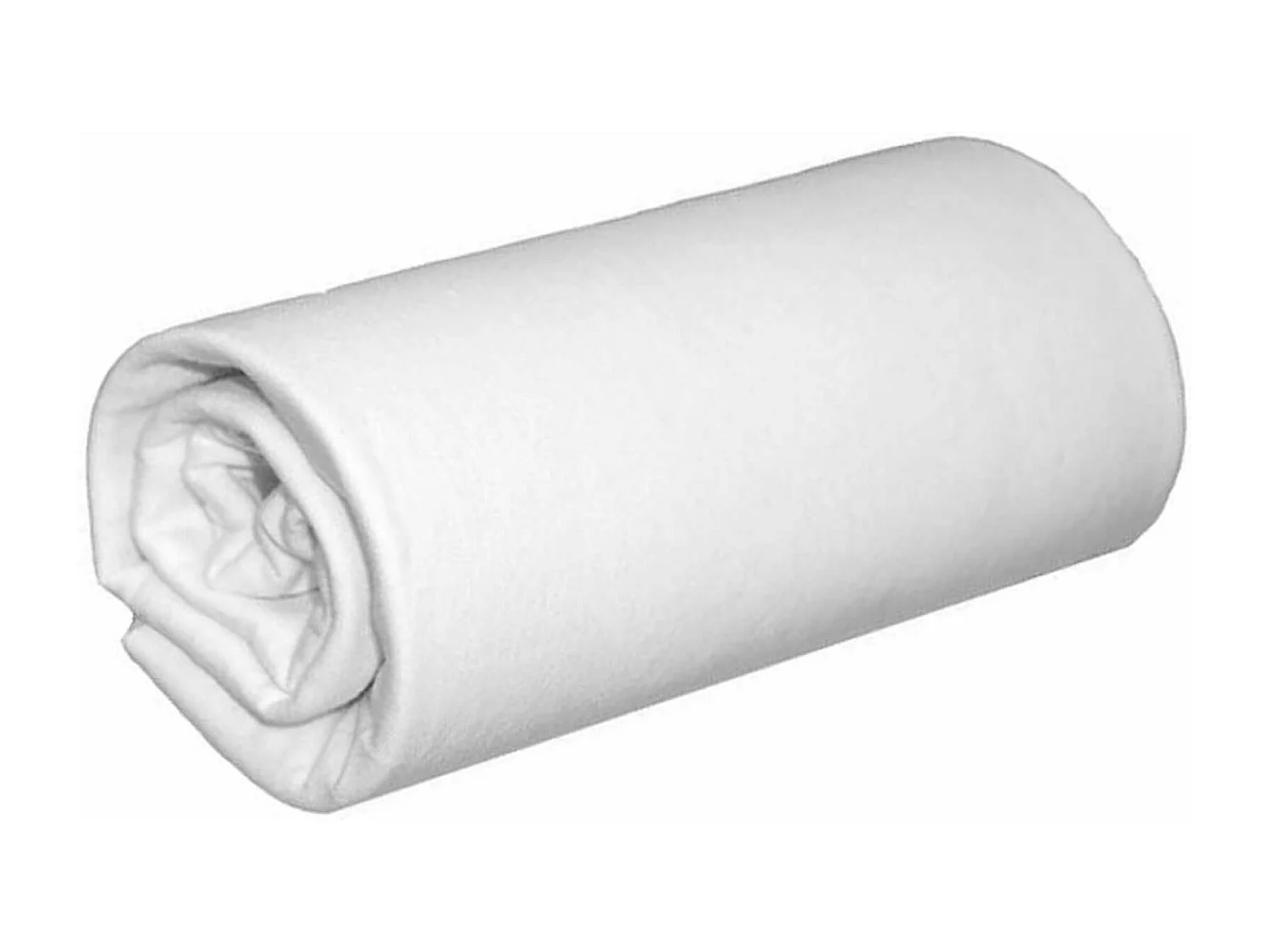 Drap housse jersey blanc bonnet 30 cm 100% coton biologique 70x200