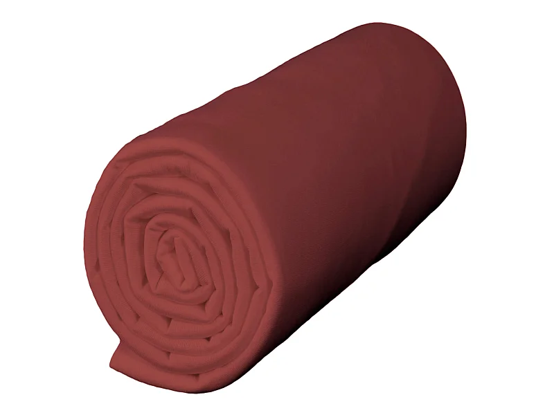 Drap housse jersey terre de sienne bonnet 40 cm 140x200