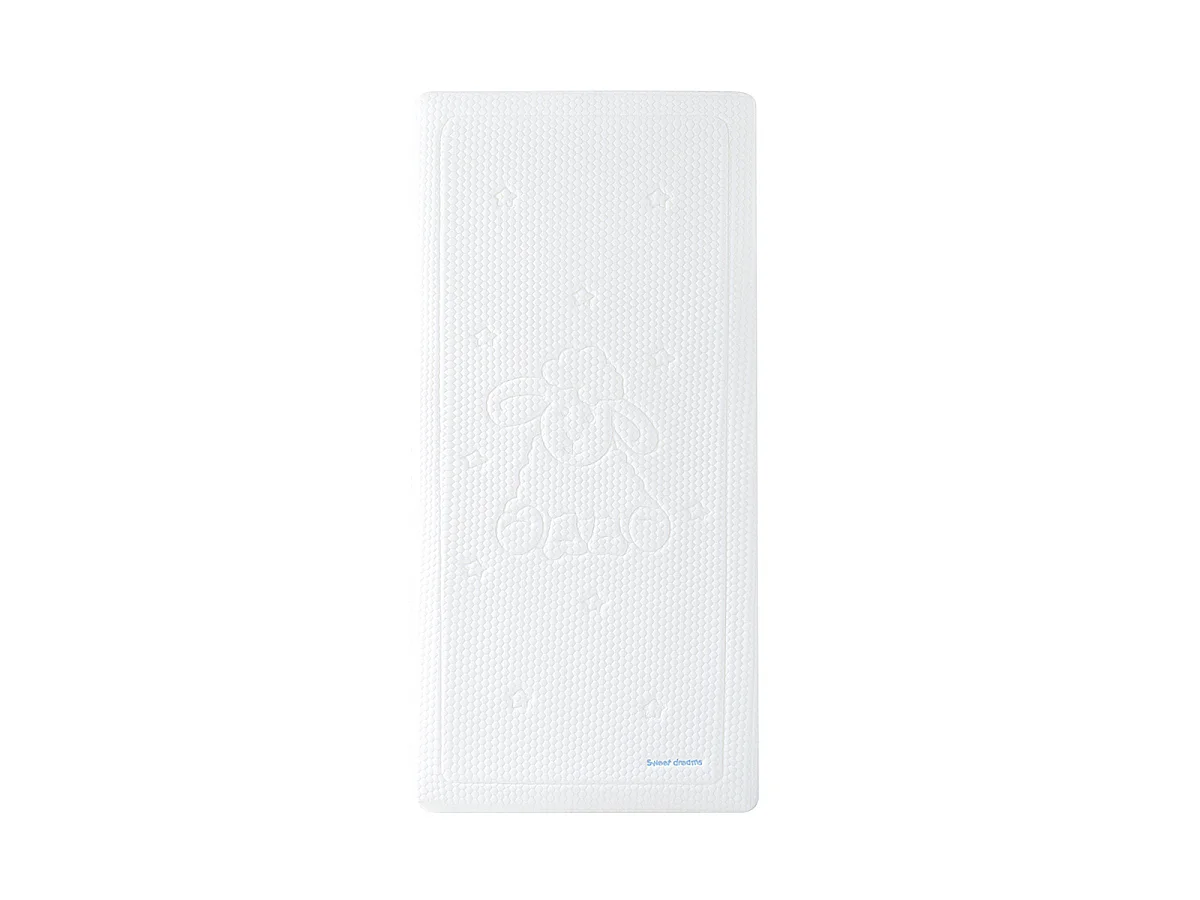 Matelas bébé Sweet Dreams Bleu - Mousse déhoussable - Pour lit 80x200 cm - 14 cm