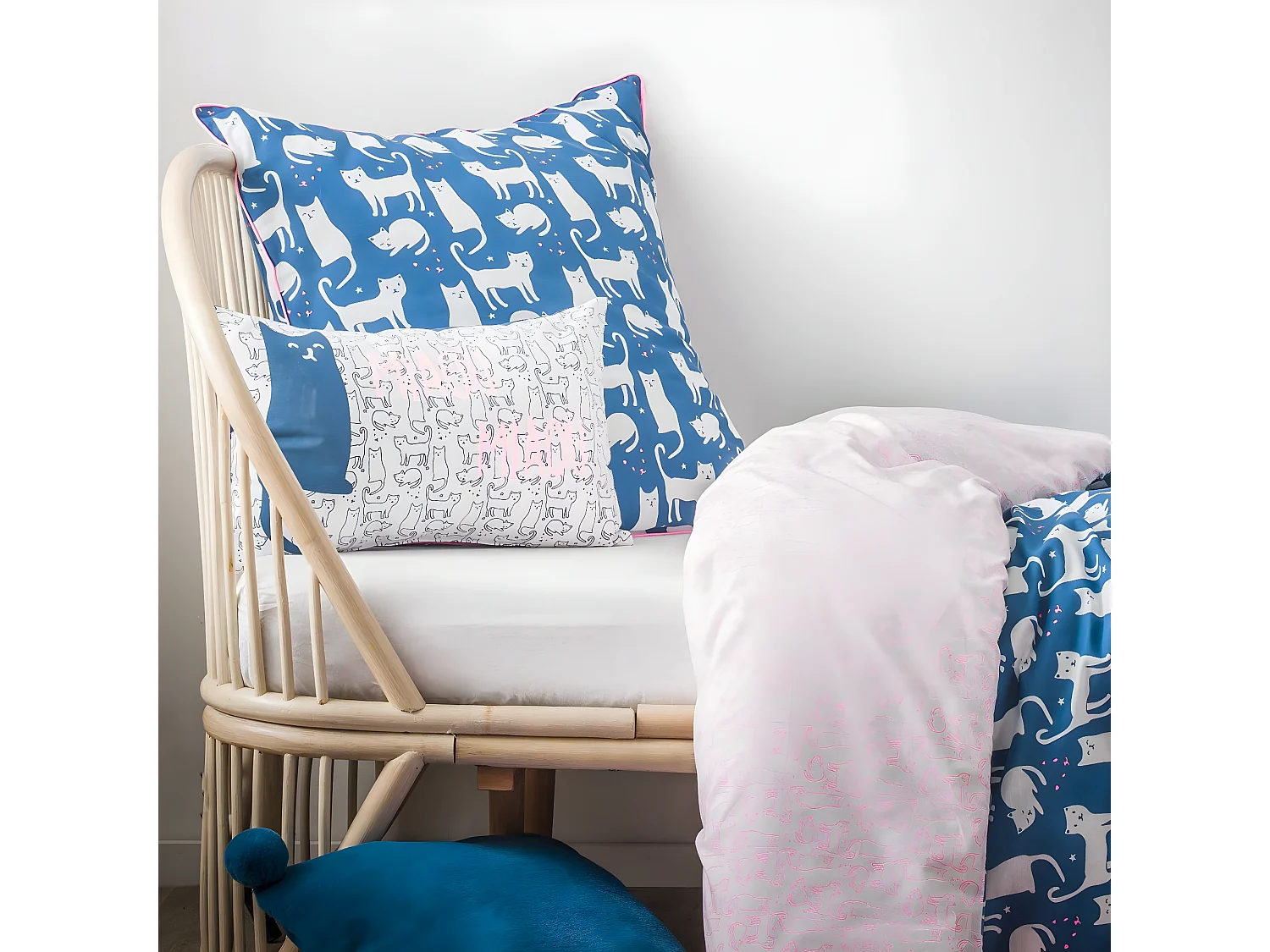 Coussin blanc 30x50cm