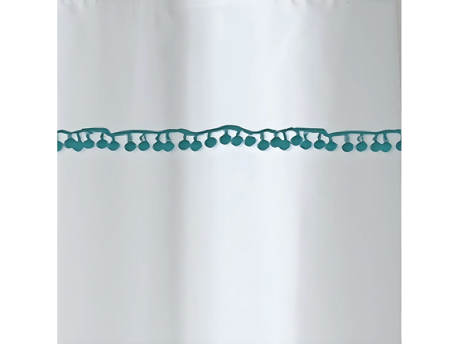 Rideau de douche imprimé pompons en polyester POMPONS