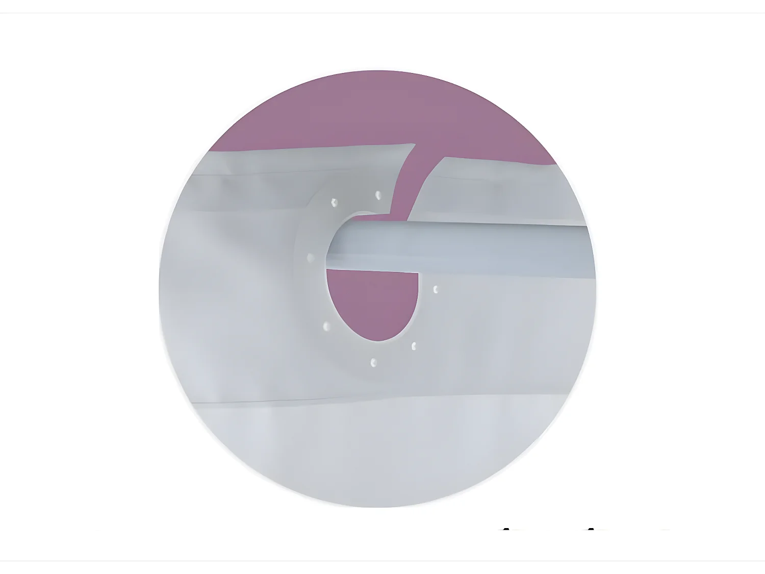 Rideau de douche imprimé pompons en polyester POMPONS