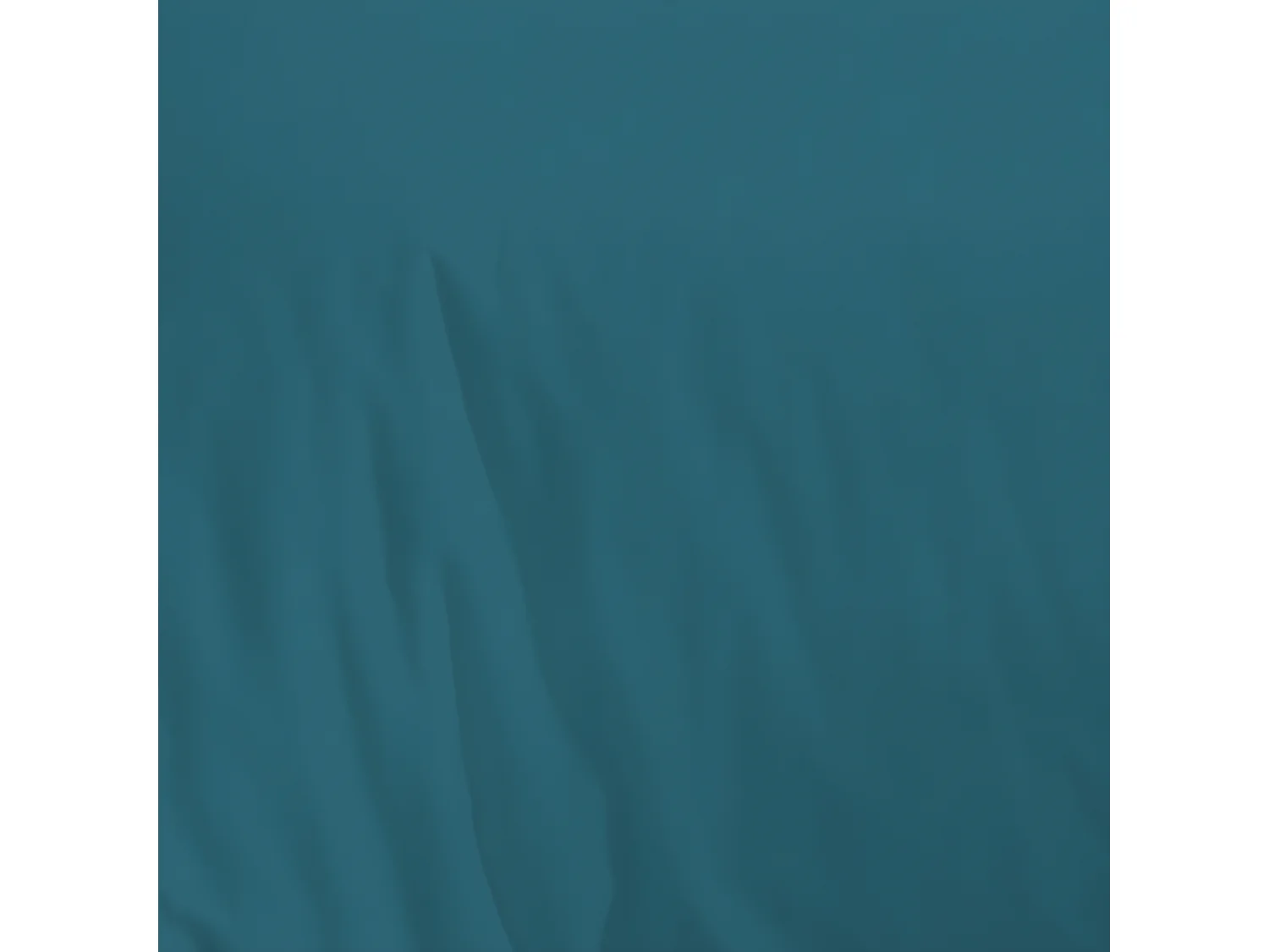 Housse de couette en coton 57 fils unie canard 240x220cm