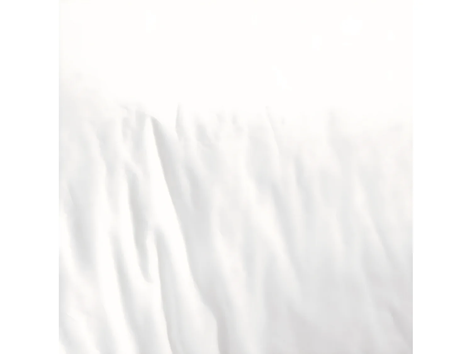 Housse de couette en coton 57 fils unie blanc 260x240cm