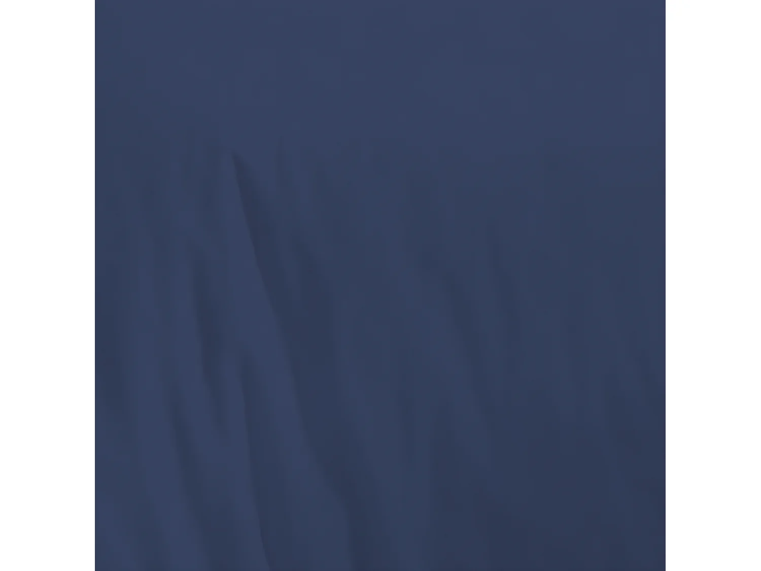 Housse de couette en coton 57 fils unie bleu 260x240cm