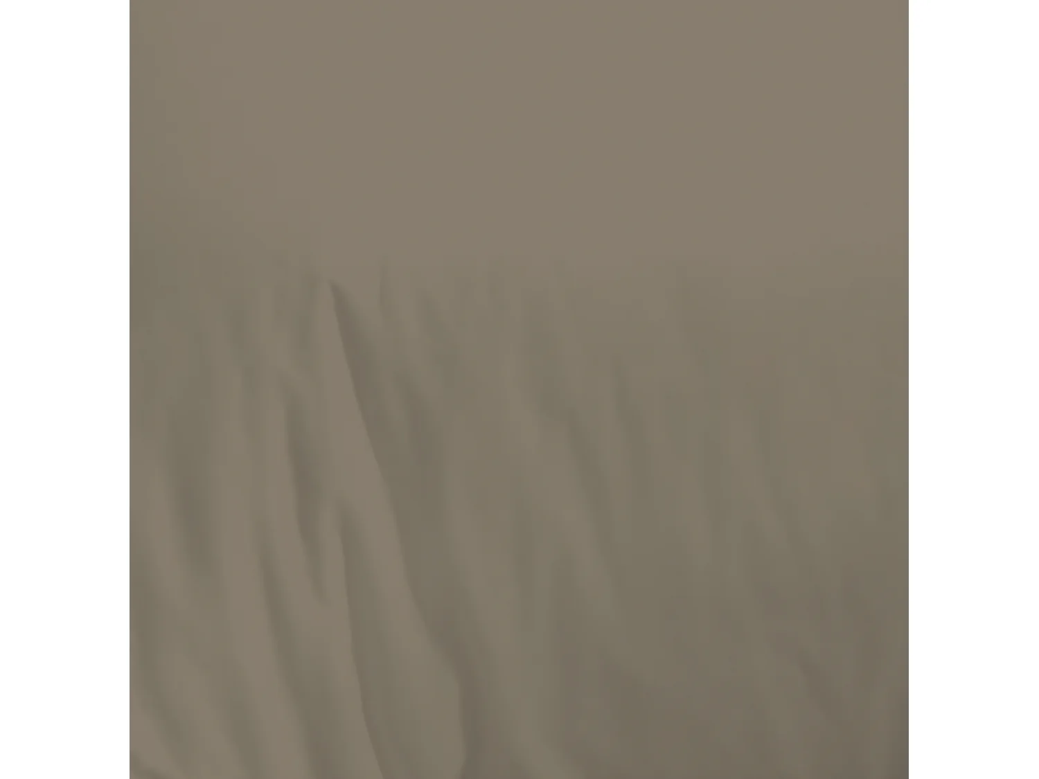 Housse de couette en coton 57 fils unie vison 260x240cm