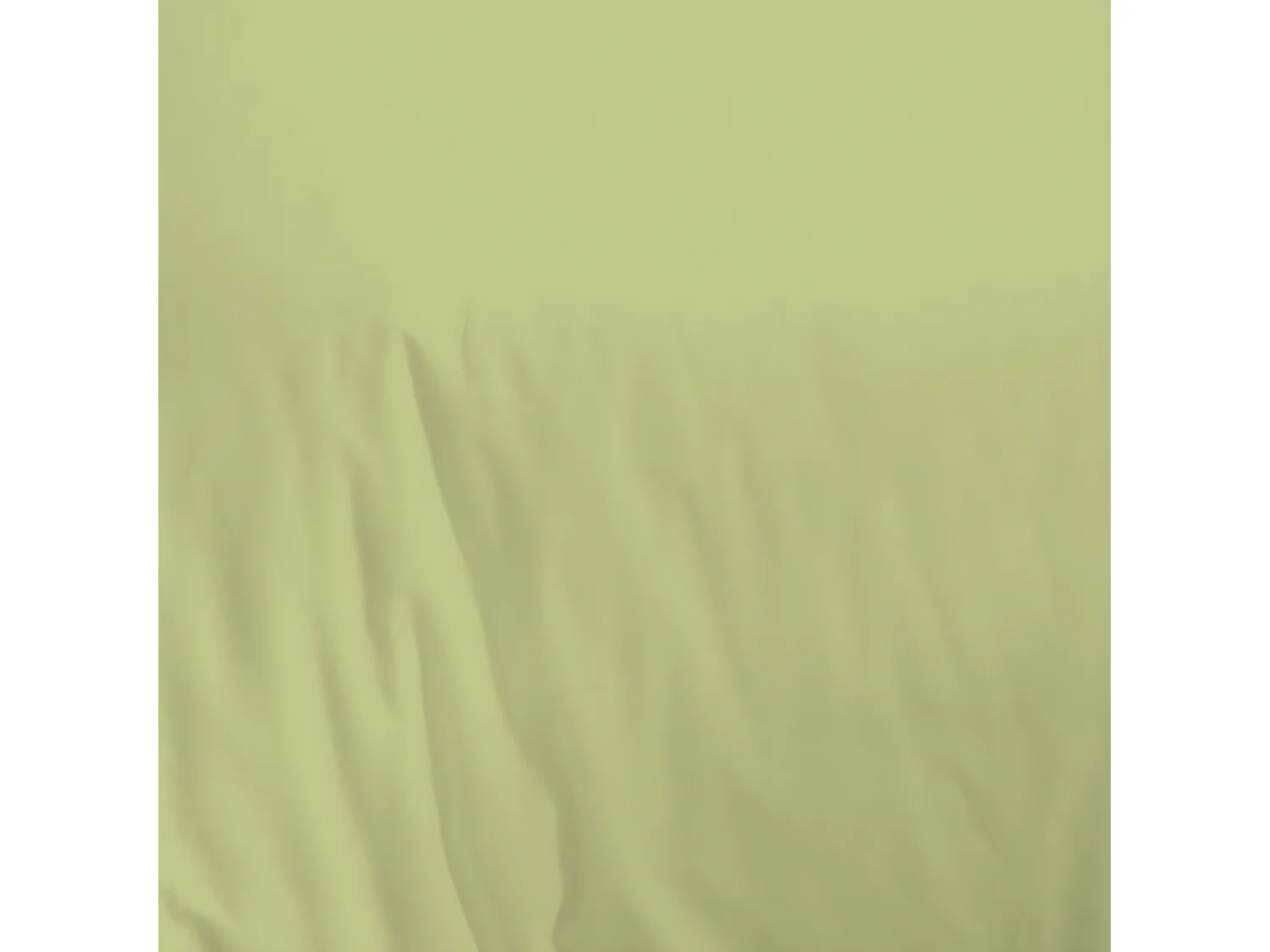 Housse de couette en coton 57 fils unie tilleul 140x200cm