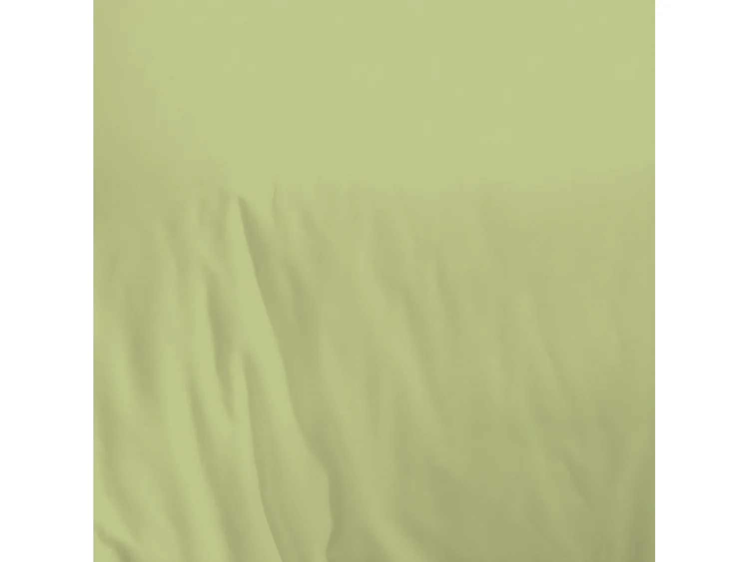 Housse de couette en coton 57 fils unie tilleul 240x220cm