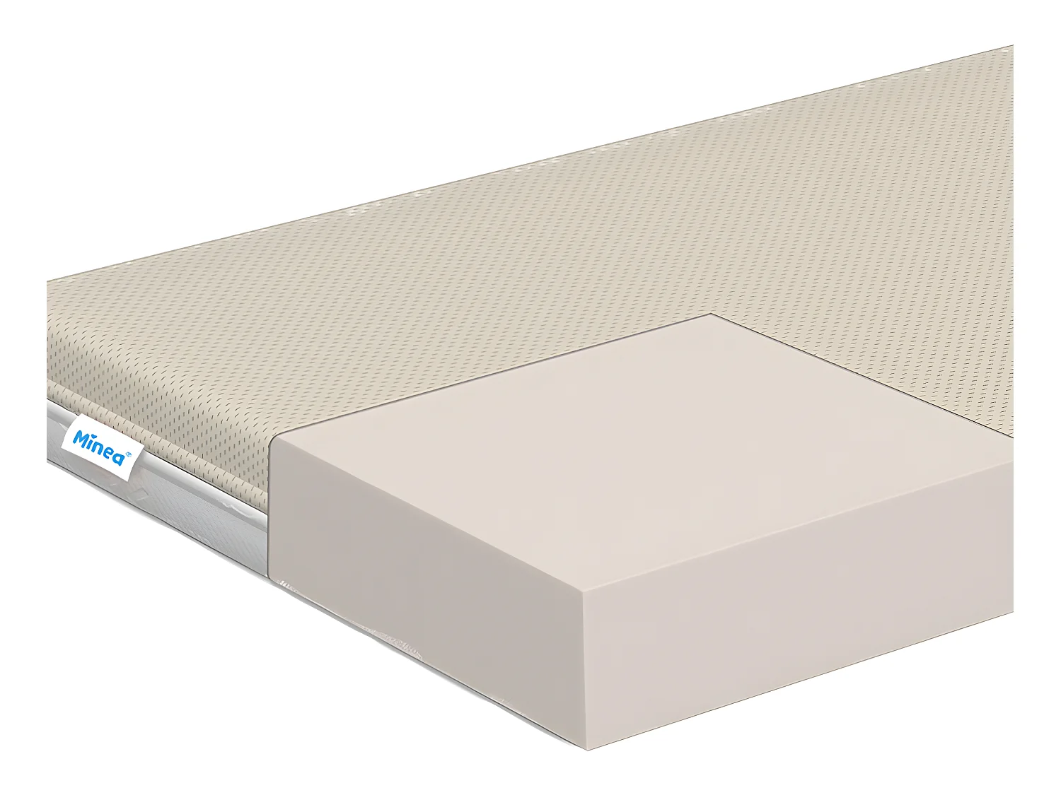 MINEA | Matelas déhoussable MINEA Bébé 70x140 cm | Mousse Haute Densité