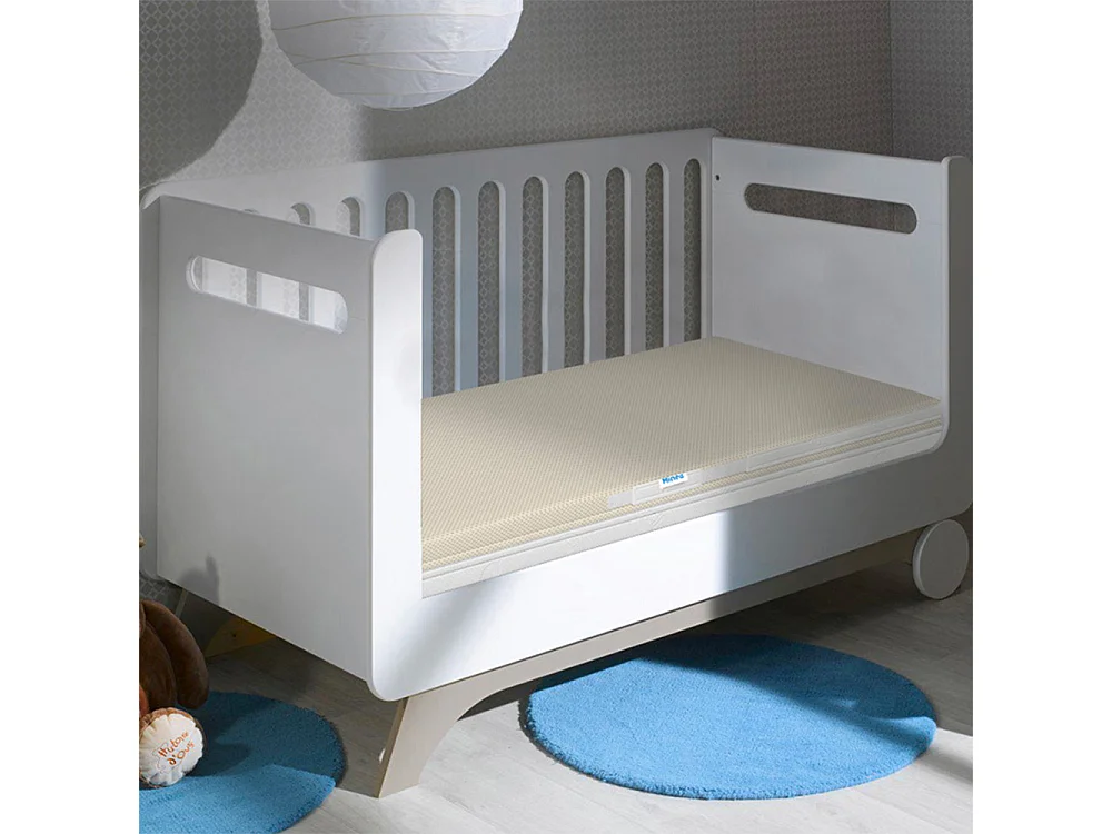 MINEA | Matelas déhoussable MINEA Bébé 70x140 cm | Mousse Haute Densité