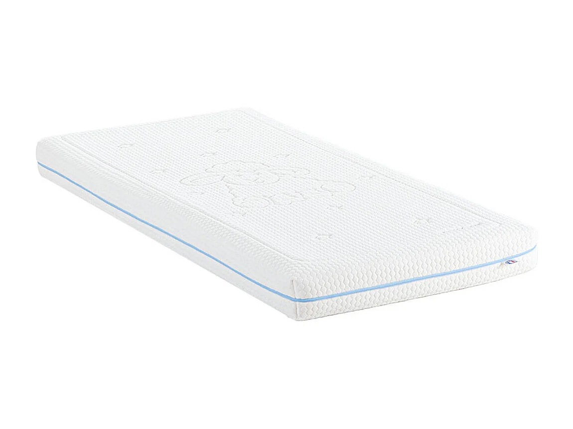 MINEA | Matelas SWEET DREAMS Bleu Bébé 90x200 cm | Mousses Haute Densité & supersoft