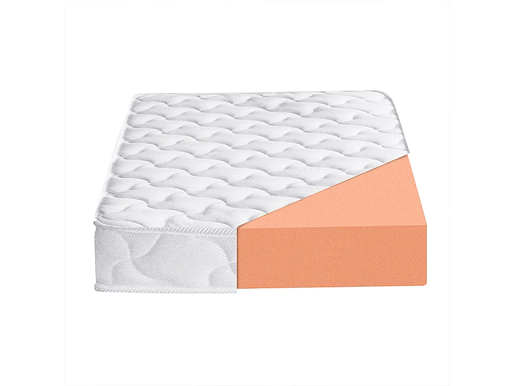 MINEA | Matelas BABY BAMBOO Bébé 60x120 cm | Mousse Haute Densité
