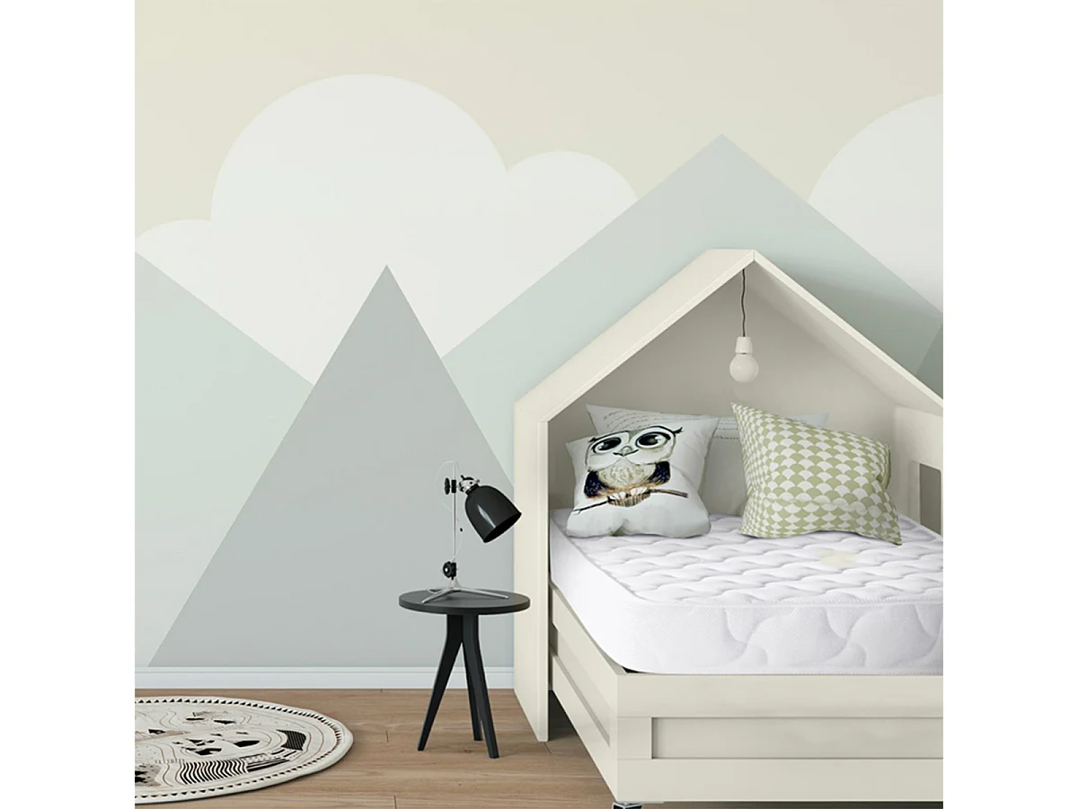 MINEA | Matelas BABY BAMBOO Bébé 60x120 cm | Mousse Haute Densité