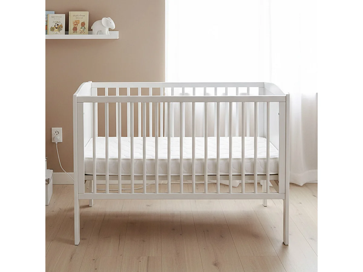 MINEA | Matelas BABY BAMBOO Bébé 60x120 cm | Mousse Haute Densité