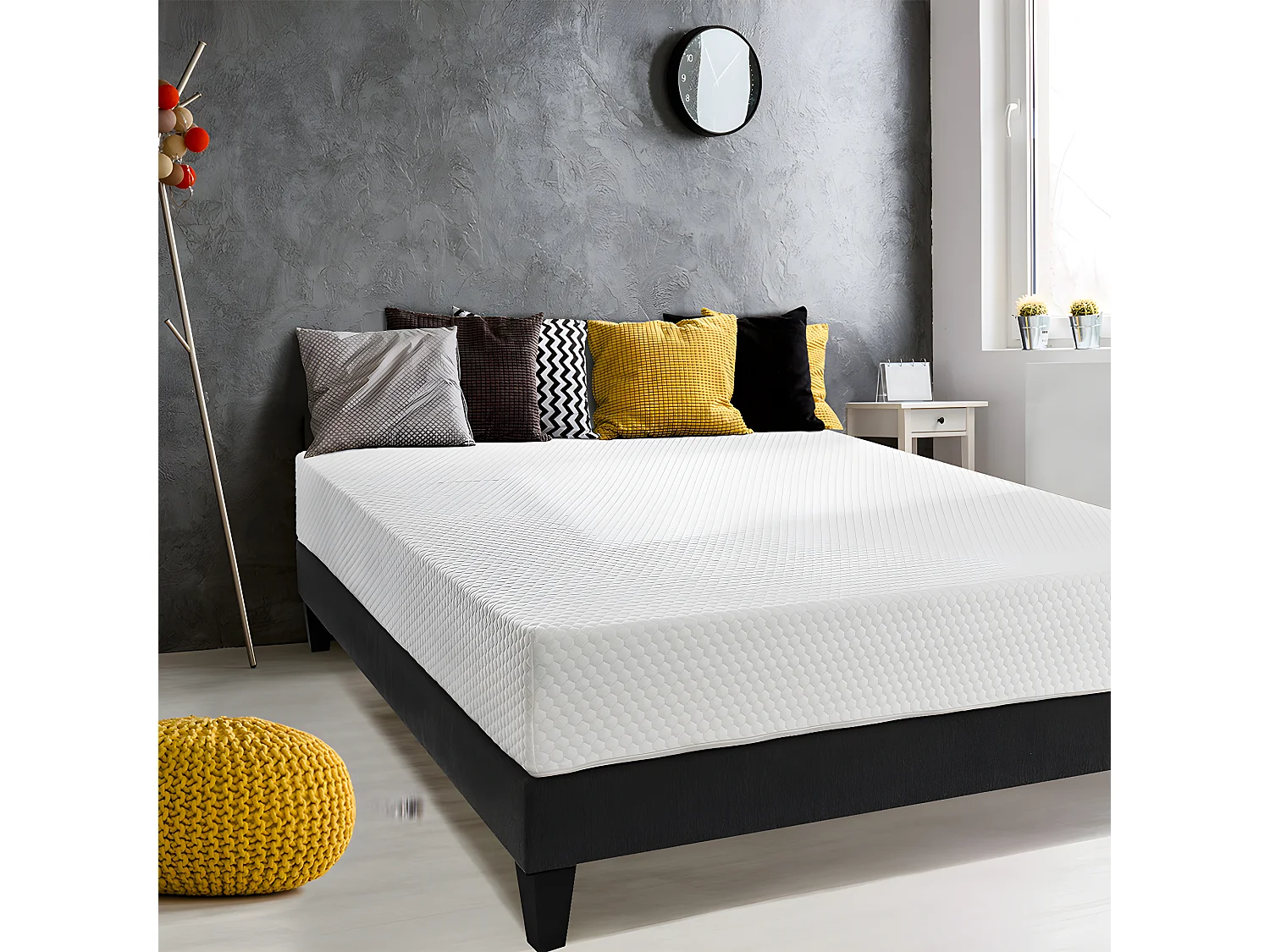 OLYMPE LITERIE | Matelas HERMES 150x200 cm | Mousse avec mémoire de forme