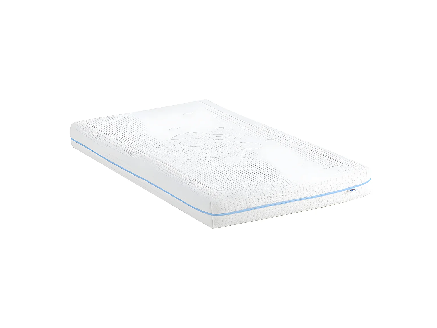 MINEA | Matelas SWEET DREAMS Bleu Bébé 70x140 cm | Mousses Haute Densité & supersoft