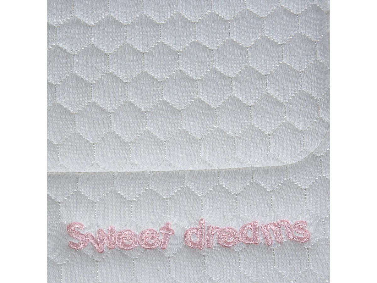 Matelas bébé Sweet Dreams Rose - Mousse déhoussable - Pour lit 90x190 cm - 14 cm