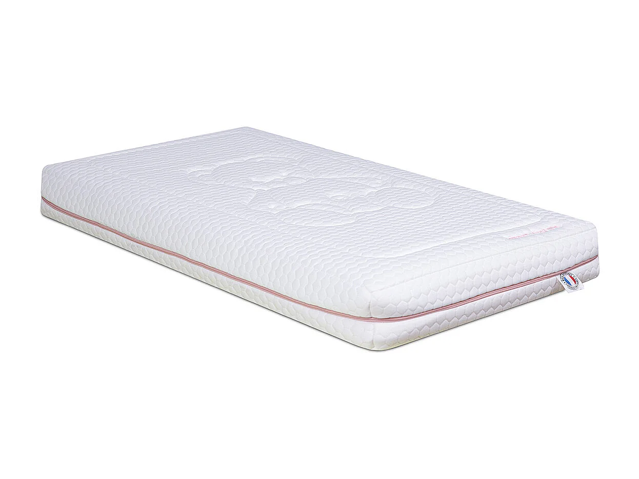 MINEA | Matelas SWEET DREAMS Rose Bébé 90x200 cm | Mousses Haute Densité & supersoft