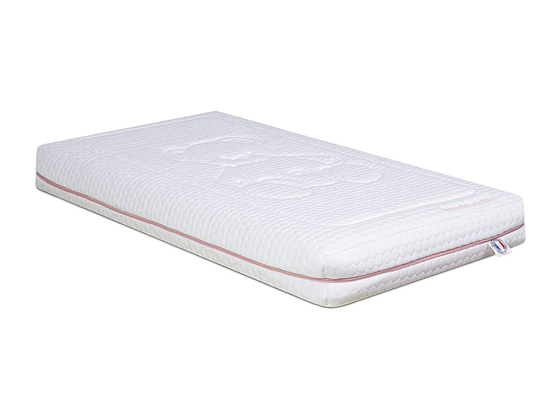 MINEA | Matelas SWEET DREAMS Rose Bébé 90x200 cm | Mousses Haute Densité & supersoft