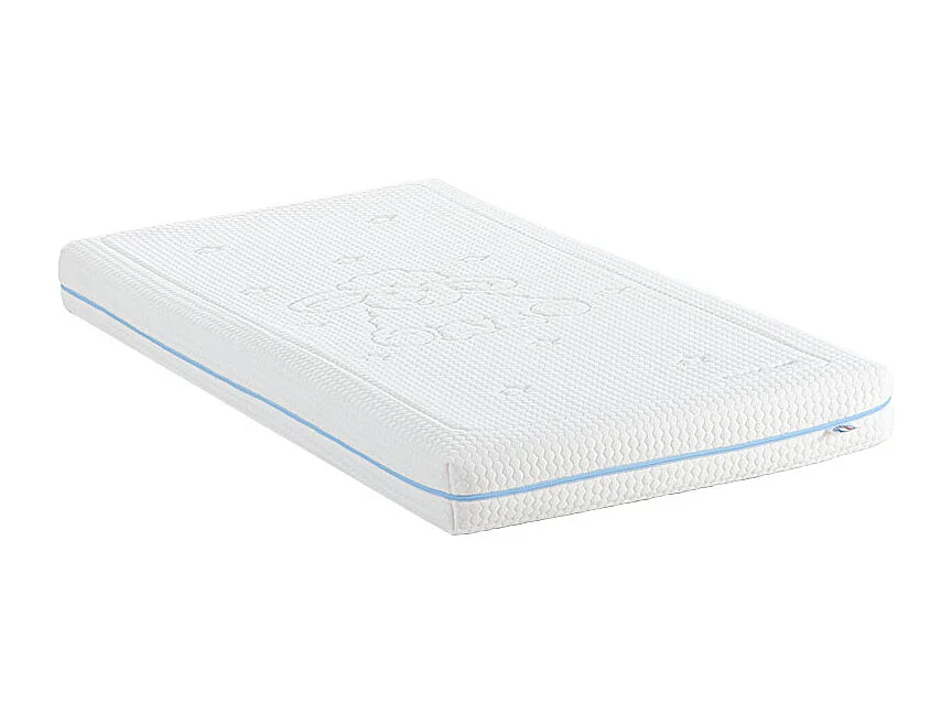 MINEA | Matelas SWEET DREAMS Bleu Bébé 60x120 cm | Mousses Haute Densité & supersoft