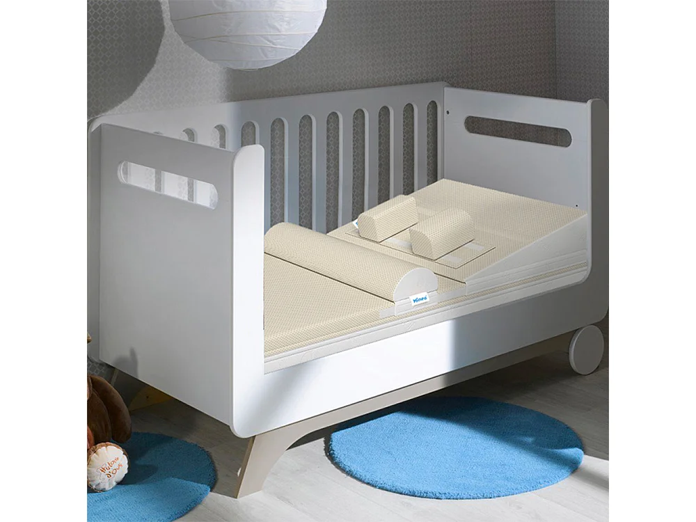 MINEA | Kit complet MINEA Bébé 70x140 cm | Matelas Mousse HD + Accessoires